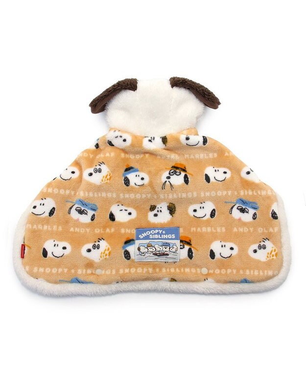 PET PARADISE スヌーピー 着る毛布 《ブラザー柄》 小型犬 ベージュ