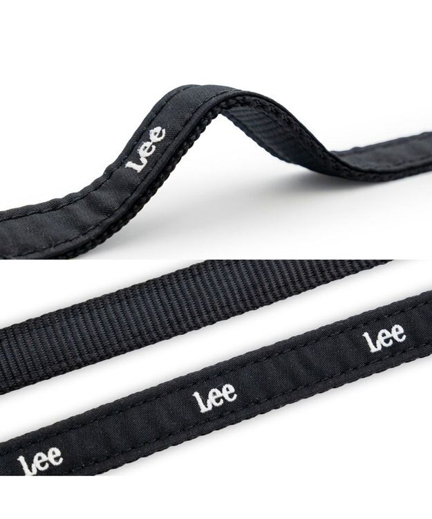 PET PARADISE Lee バンダナ ハーネス＆リード ３Ｓ グレー×ブラック