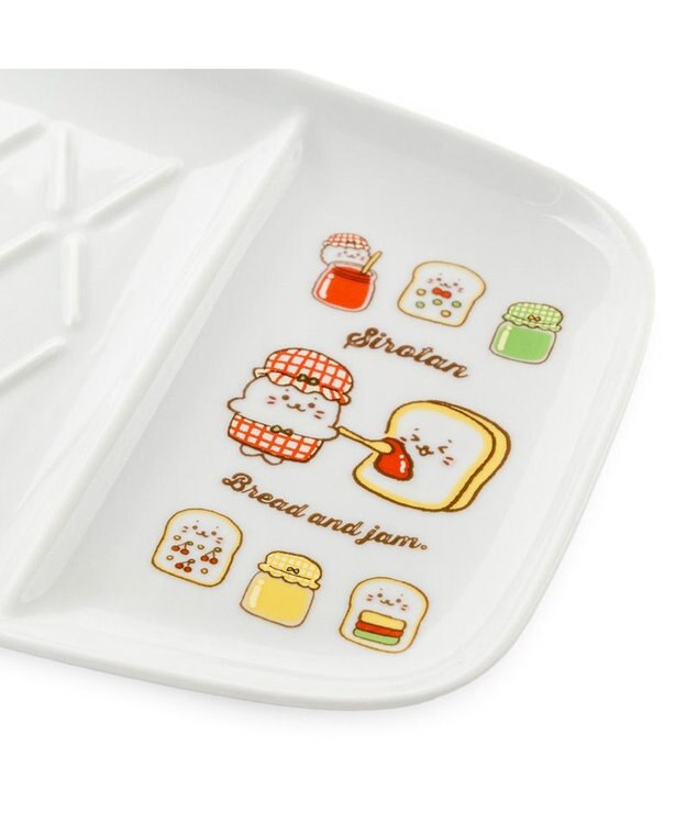 Mother garden しろたん パンもよろこぶ 仕切皿 0