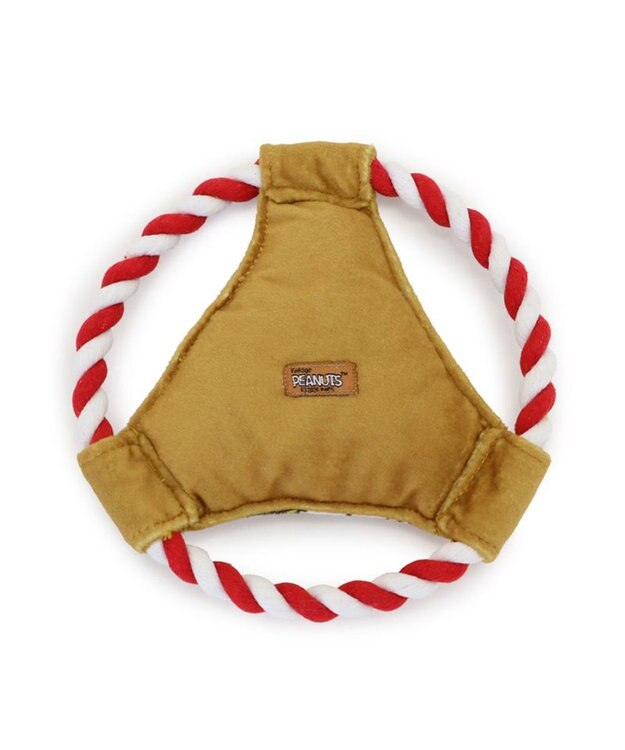 PET PARADISE スヌーピー ロープフリスビー トイ レッド