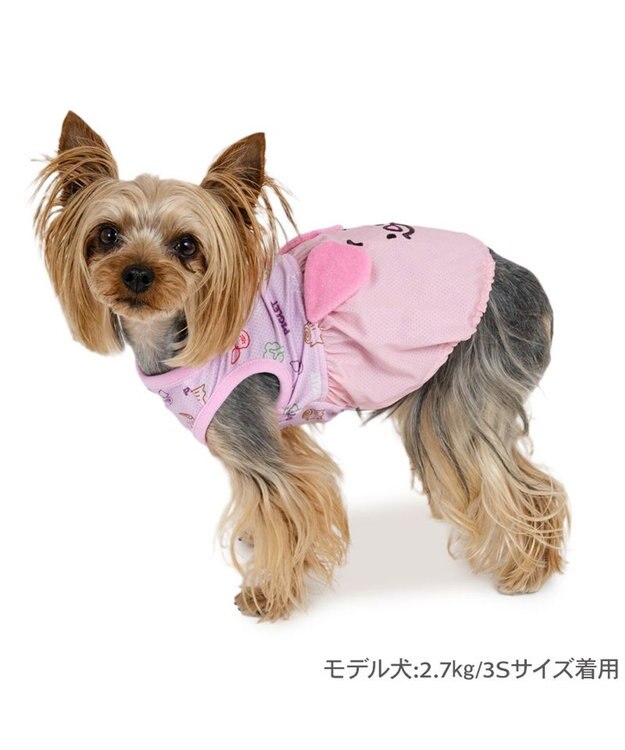 PET PARADISE ディズニー ピグレット エコメイド タンクトップ 《お顔》 小型犬 ピンク