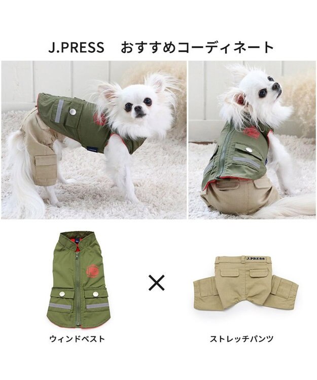 犬の服 犬 服 秋冬 J.PRESS ウィンド ベスト 【小型犬】 / PET