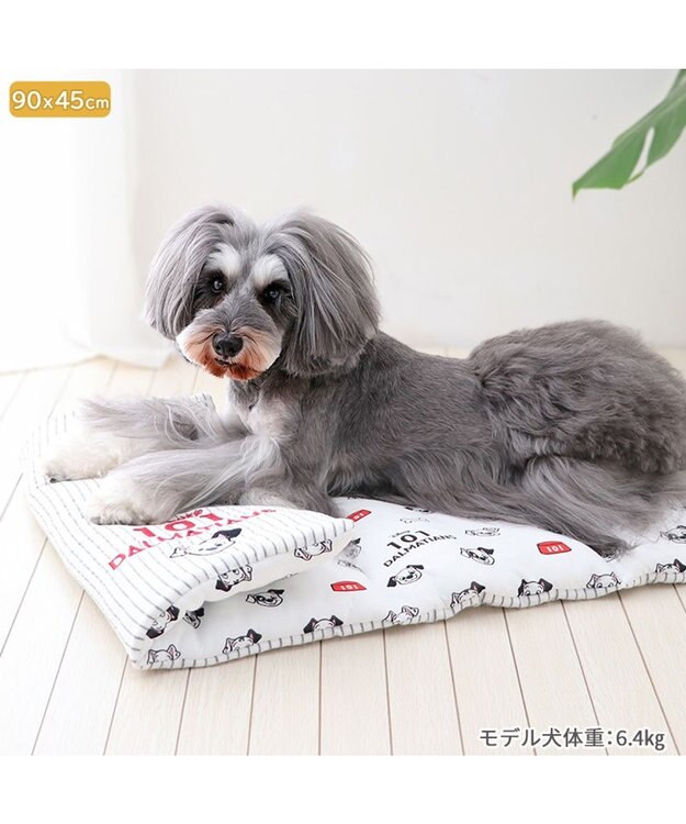 PET PARADISE ディズニー 101匹わんちゃん クールロールマット 小型犬 白～オフホワイト