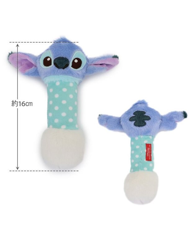 PET PARADISE ディズニー スティッチ ダンベル トイ ライトブルー