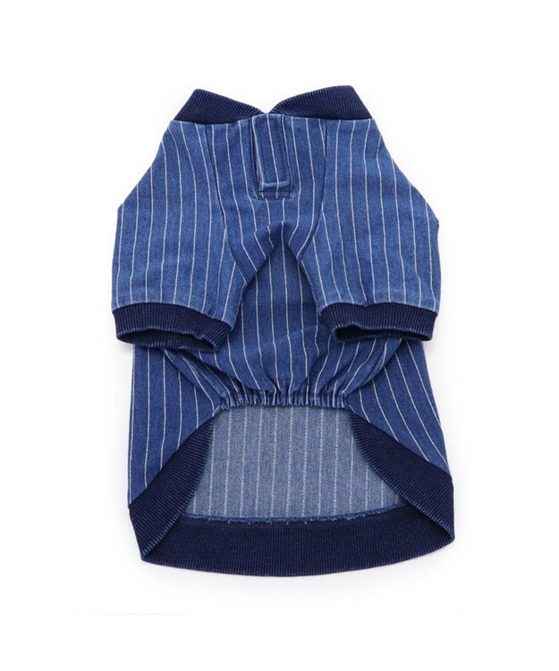 PET PARADISE 犬の服 犬 冬服 トレーナー Lee【小型犬】 ストライプ 紺（ネイビー・インディゴ）