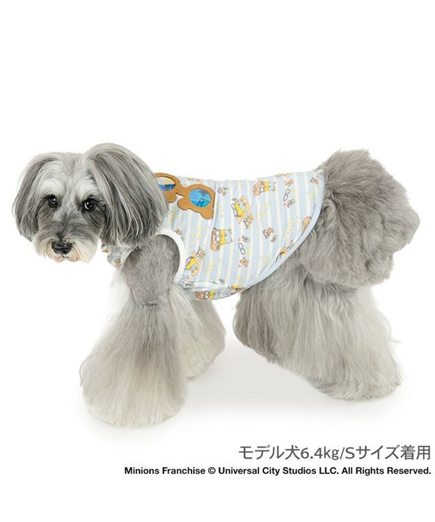 PET PARADISE ミニオン ボブ ティム エコメイド タンクトップ 小型犬 ライトブルー