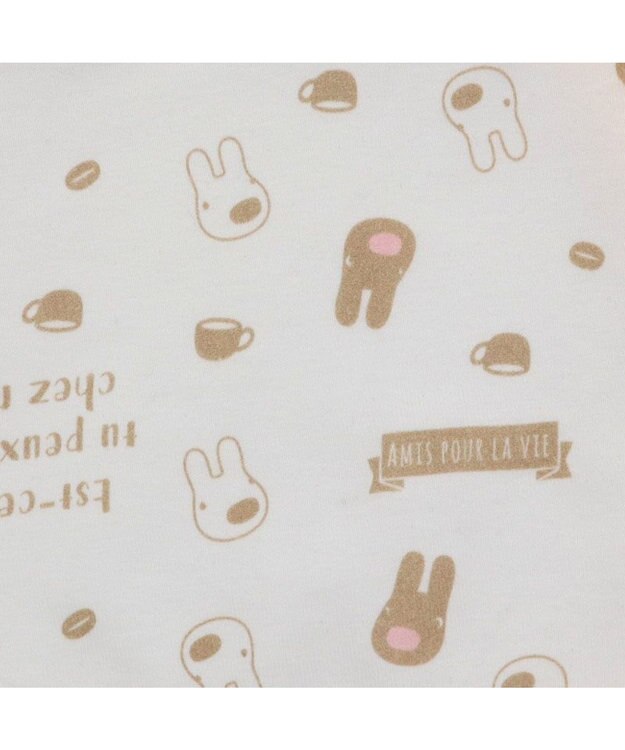 PET PARADISE リサとガスパール ペティヒート タンクトップ 《カフェ柄》 小型犬 ホワイト×レッド