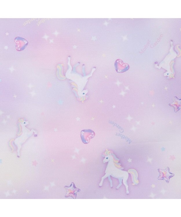 Mother garden マザーガーデン ユニコーン お着替え巾着 ナップサック《ぷっくり柄》 ぷっくり柄