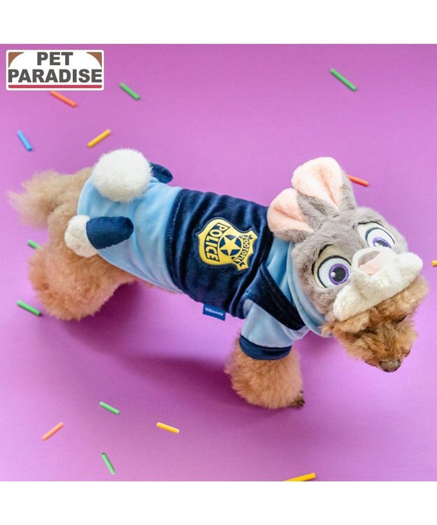 PET PARADISE ディズニー ズートピア ジュディ なりきり 小型犬 グレー