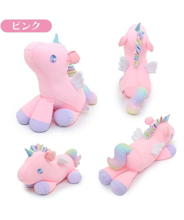 マザーガーデン ユニコーン クール マスコット 24cm 《ピンク
