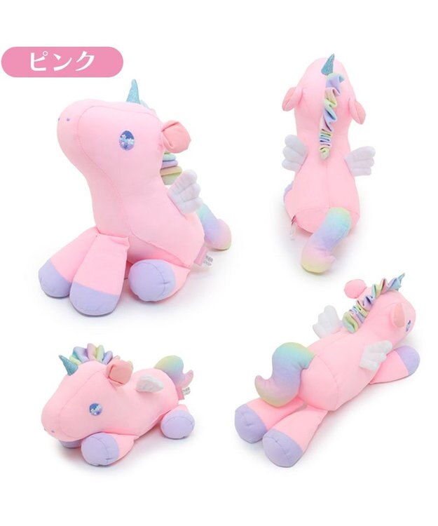 Mother garden マザーガーデン ユニコーン クール マスコット 24cm 《ピンク》 ピンク