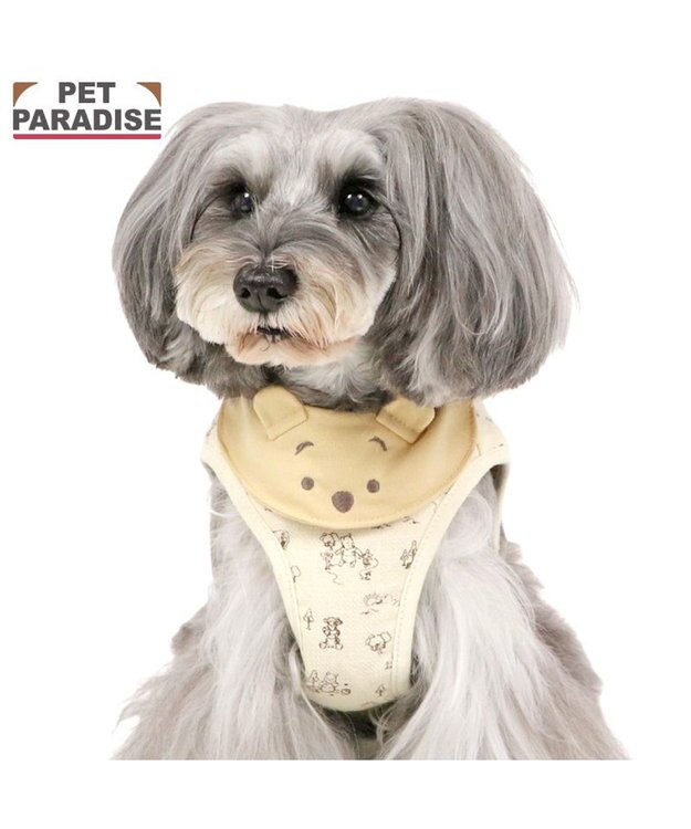 PET PARADISE ディズニー くまのプーさん スタイ付き ベスト ハーネス ３Ｓ 小型犬 イエロー