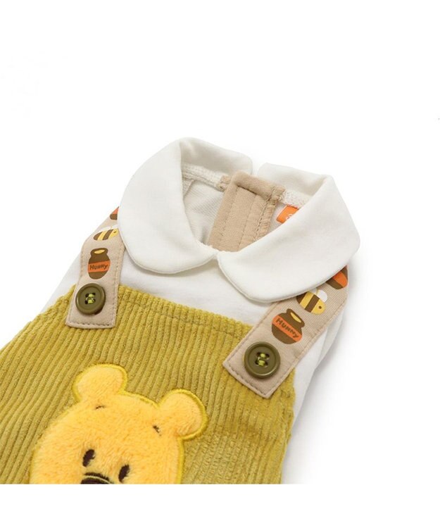 PET PARADISE ディズニー くまのプーさん フレンズ柄 ロンパース【小型犬】 黄