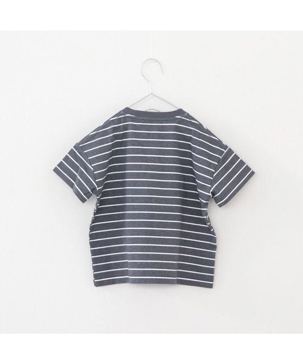 Mother garden しろたん ボーダー柄Ｔシャツ 半袖 《黒色》 キッズサイズ 100 120 140cm 黒