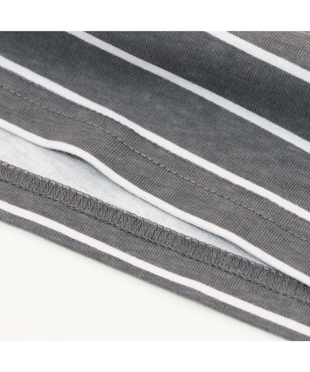 Mother garden しろたん ボーダー柄Ｔシャツ 半袖 《黒色》 キッズサイズ 100 120 140cm 黒