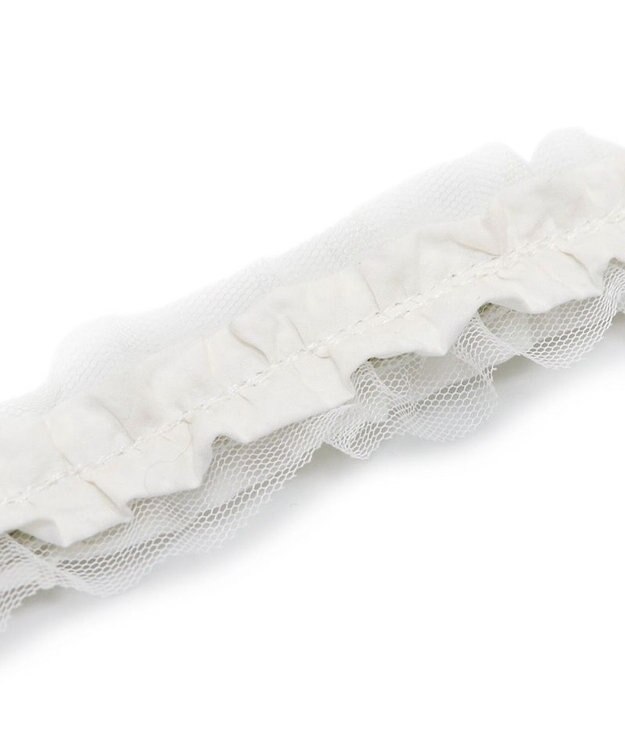 PET PARADISE cherircouture フリフリ リード 《ホワイト》４Ｓ～３Ｓ  小型犬 ホワイト