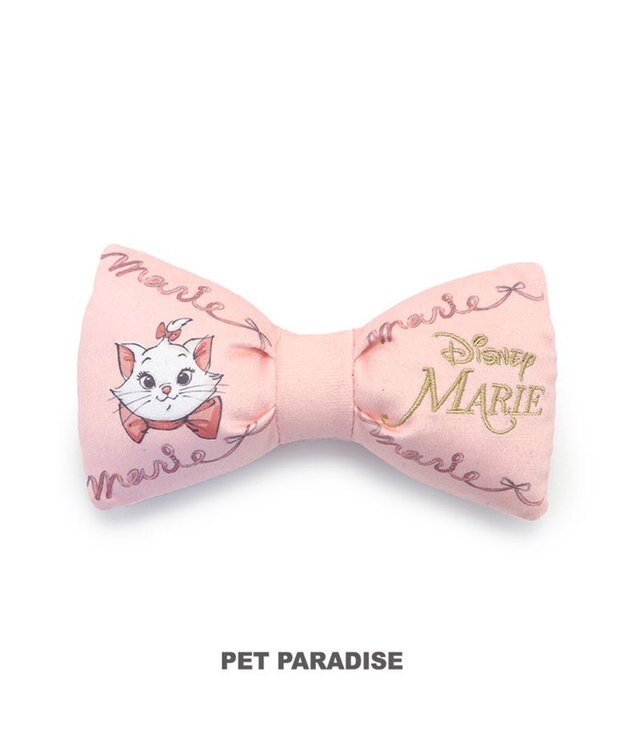 PET PARADISE ディズニー マリー 猫 リボンおもちゃ 《ピンク / ベージュ》 ピンク
