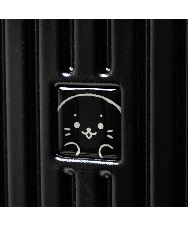 Mother garden しろたん スーツケース 《のっかり柄》 60L ブラック