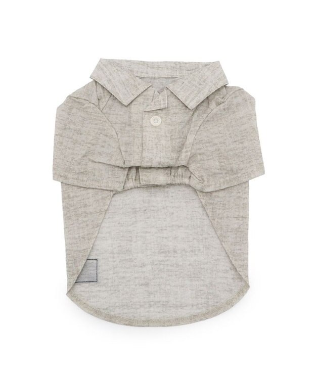 PET PARADISE J.PRESS 杢 ウェーブシャツ 《グレー》 小型犬 グレー