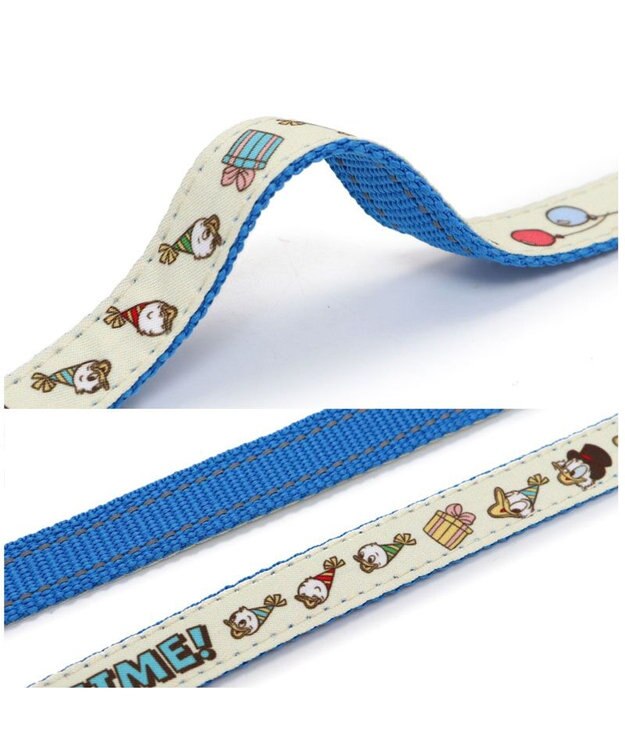 PET PARADISE ディズニー ドナルドダック 90周年 反射 リード ＳＳ～Ｓ 《パーティー柄》 小型犬 パーティー柄