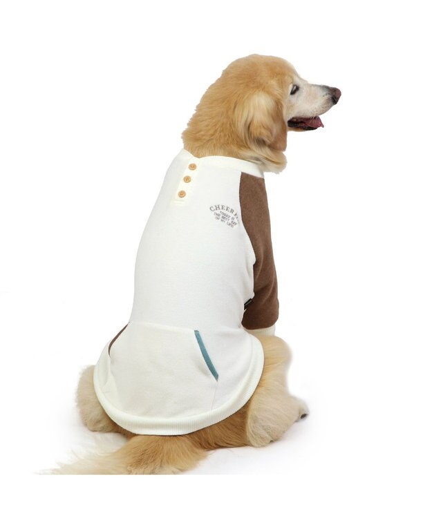 PET PARADISE ペットパラダイス ワンダフルストレッチ フリース トレーナー 《クレイジーカラー 》中型犬 大型犬 白