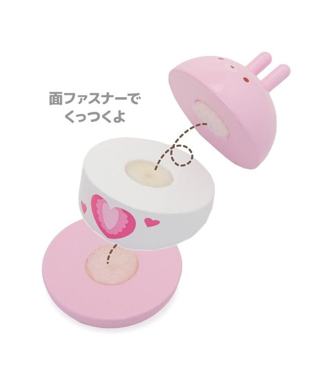 Mother garden マザーガーデン 木製 うさぎマリトッツォ 単品 うさぎマリトッツォ