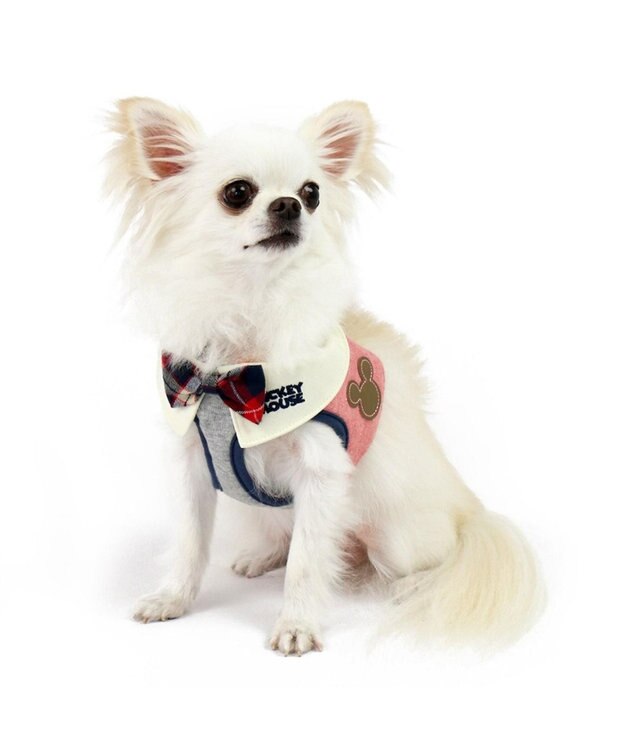 PET PARADISE ディズニー ミッキーマウス ベストハーネス 《杢柄》 ４Ｓ 小型犬 グレー