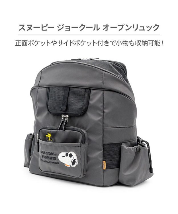 PET PARADISE スヌーピー ＪOE COOL オープン ハグ＆リュック 小型犬 スミクロ
