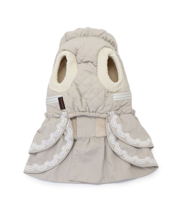 PET PARADISE ペットパラダイス ふりふり アウターハーネス 小型犬 ベージュ