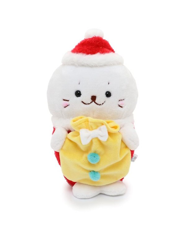 Mother garden しろたん お座り サンタクロース マスコット 19cm お座りぬいぐるみ 赤