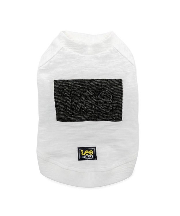 PET PARADISE Lee エンボス ロゴ Ｔシャツ 《ホワイト》 小型犬 ホワイト