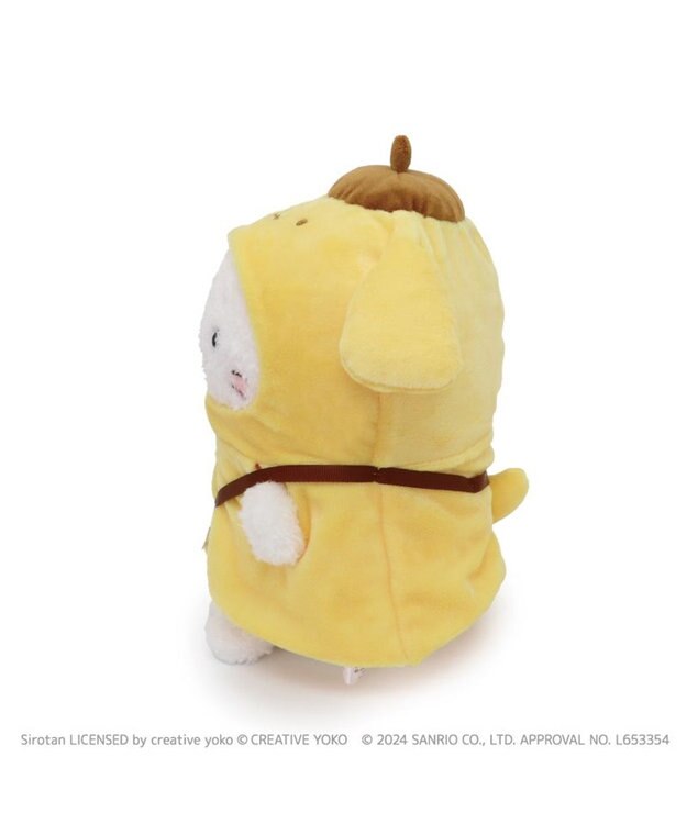 しろたん　ポムポムプリン  ぬいぐるみ しろたん ぬいぐるみ ポムポムプリン 【しろたん×サンリオ