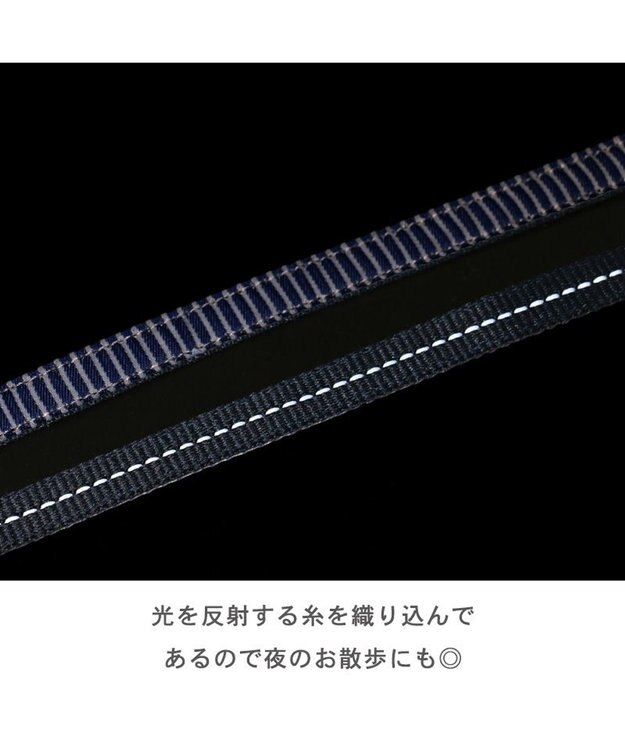 PET PARADISE 犬 リード 【４Ｓ~３Ｓ】 小花柄 マリン マリン