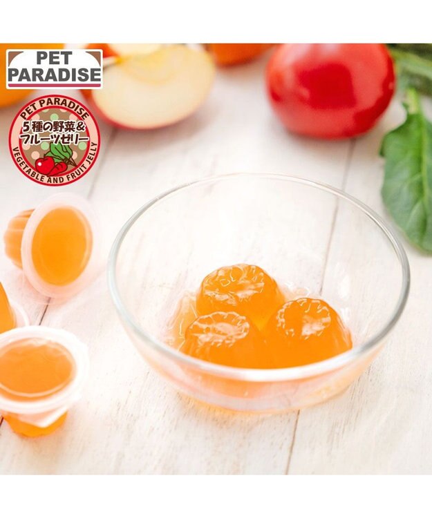 PET PARADISE 5種の野菜＆フルーツゼリー 8個入り 0
