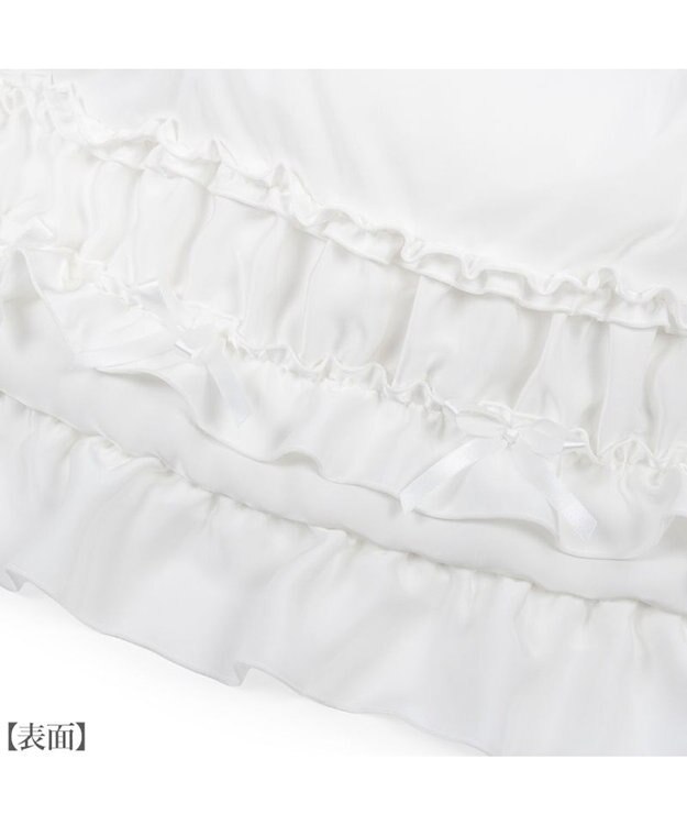 PET PARADISE cherircouture レースフリル カート用 クッション ホワイト