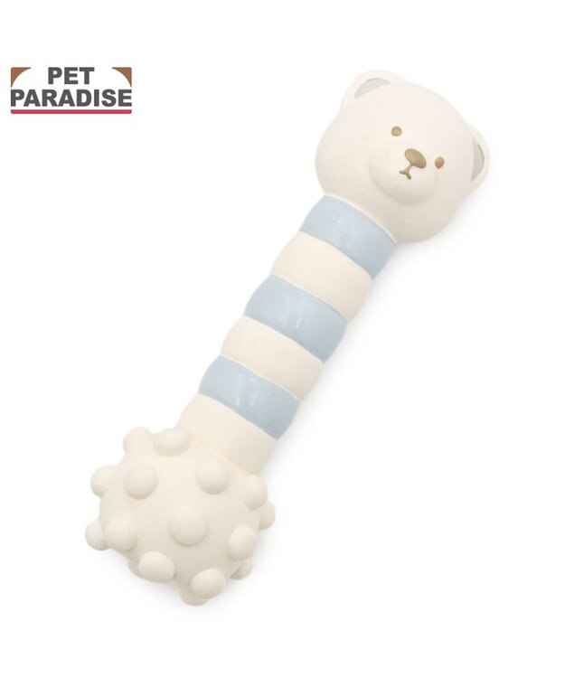 PET PARADISE ペットパラダイス くまちゃん ラテックス トイ 《ホワイト》 ホワイト