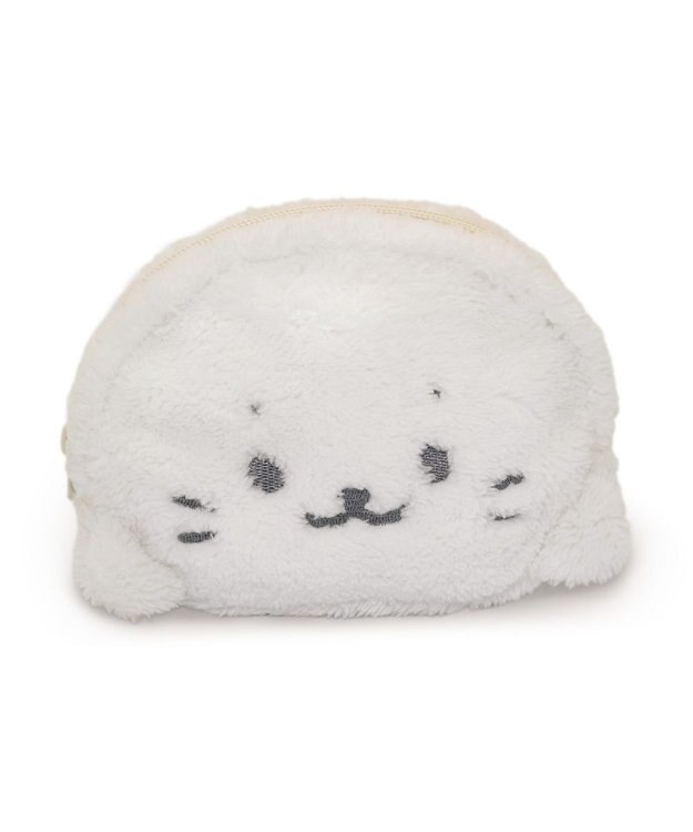 Mother garden しろたん もこもこ ポーチ ホワイト