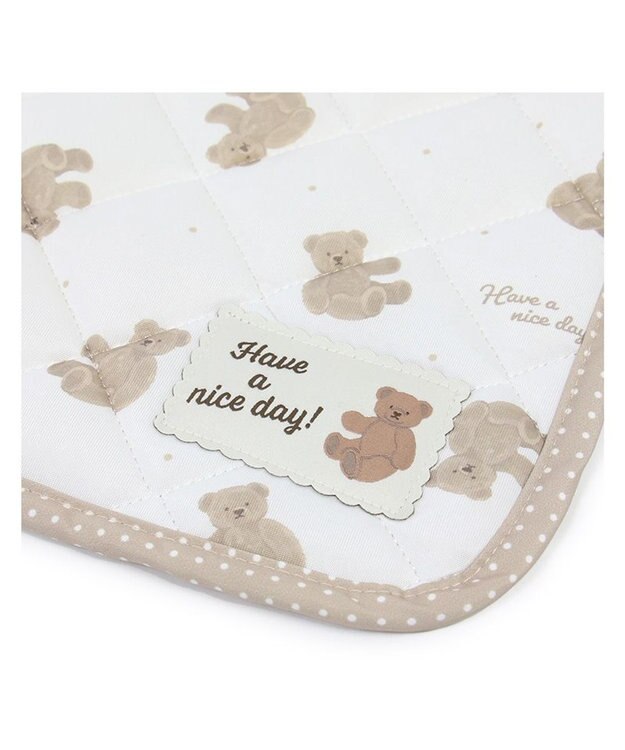 PET PARADISE ペットパラダイス   クール マット《くまちゃん 水玉》48×40㎝ くまちゃん 水玉