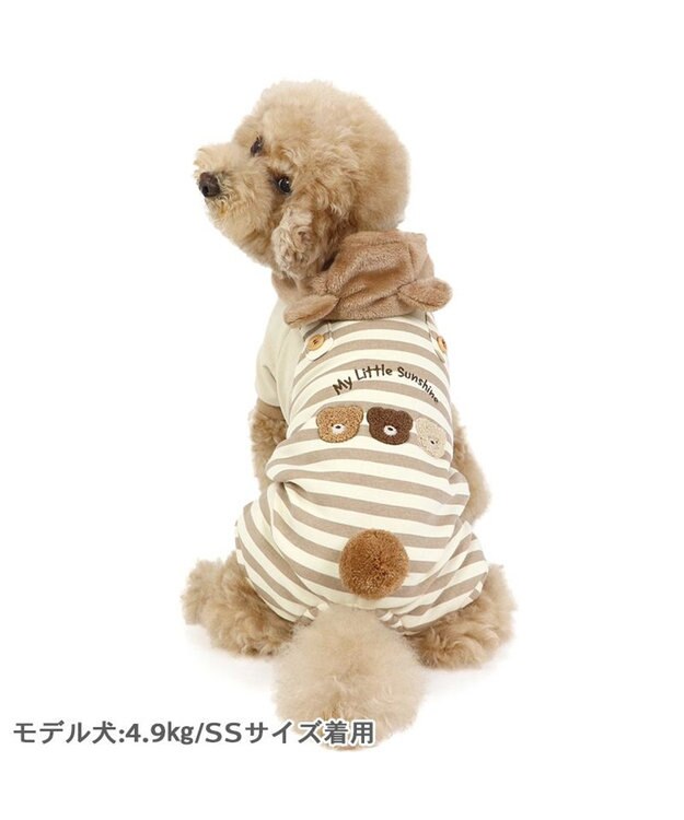 ペットパラダイス くまもこ ロンパース 小型犬 / PET PARADISE