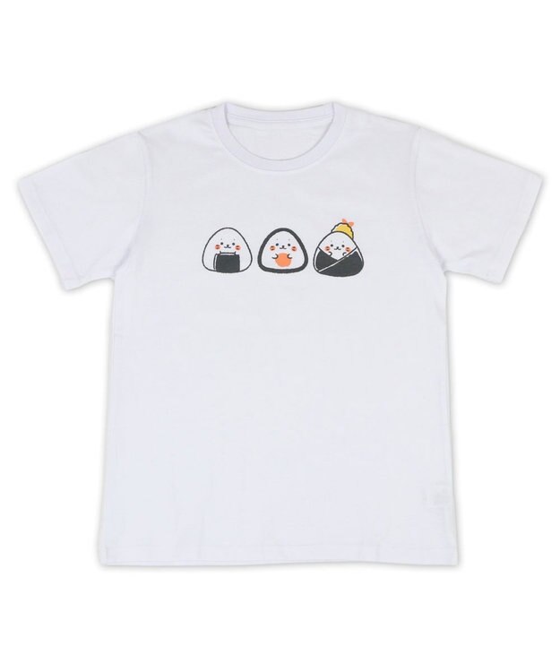 Mother garden しろたん Tシャツ 半袖  《おにぎり柄》 ユニセックス おにぎり柄