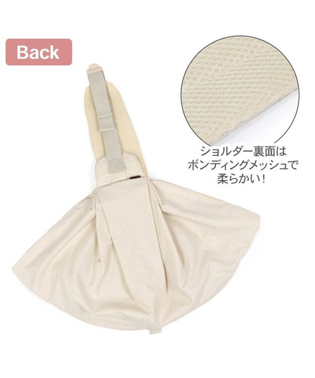 PET PARADISE ペットパラダイス ハグ スリングキャリーバッグ 《お花柄》S 超小型犬 約1.5～4㎏ ベージュ