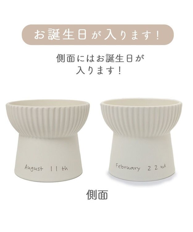 PET PARADISE 【受注生産】 猫 食器 フードボウル 陶器 オーダーメイドフードボウル ねこちゃん