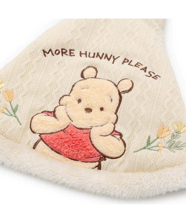 PET PARADISE ディズニー くまのプーさん ニット ポンチョ 小型犬 ベージュ