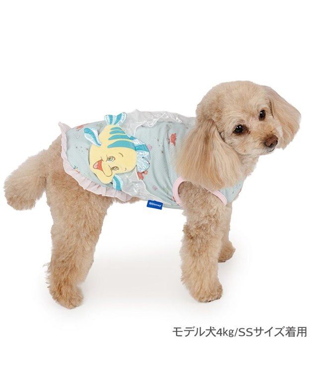 PET PARADISE ディズニー リトルマーメイド フランダー タンクトップ 小型犬 ライトブルー