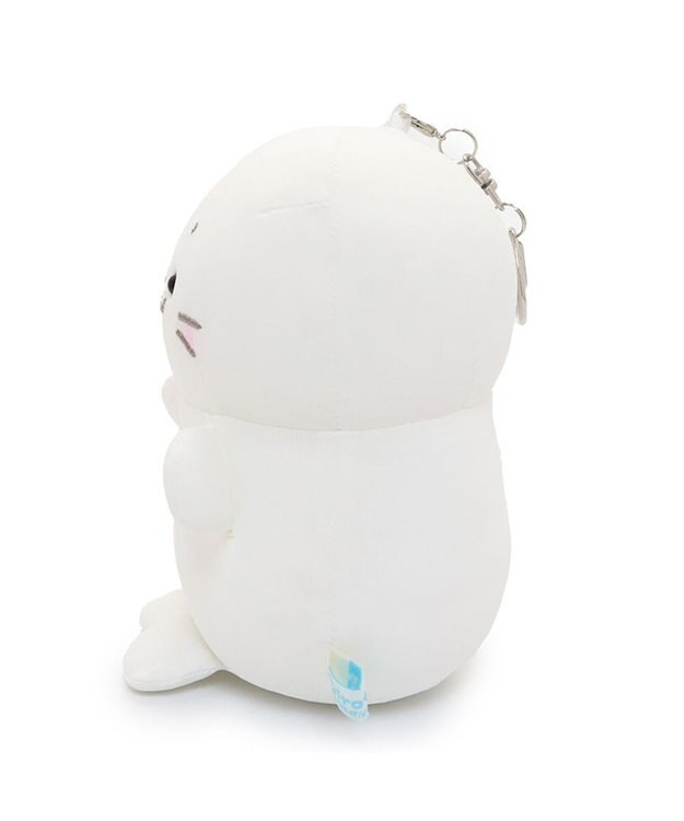 Mother garden しろたん クール マスコット キーホルダー  ついてきちゃう しろたん 白～オフホワイト