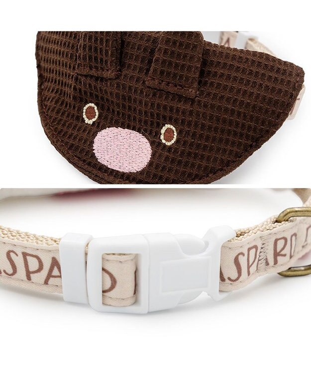 PET PARADISE リサとガスパール スタイ首輪 《ガスパール》 Ｓ ブラウン