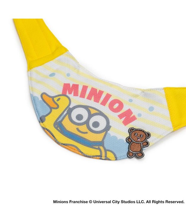 PET PARADISE ミニオン クールバンダナ 《アヒル浮輪》 小型犬 ホワイト×イエロー