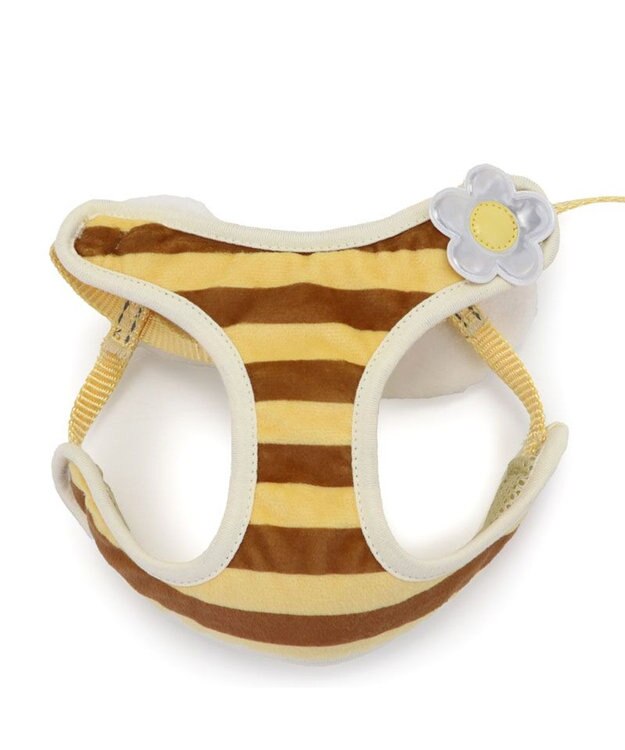 PET PARADISE ペットパラダイス 反射付き リード付き&ハーネス 《蜂》  4S 3S 超小型犬 小型犬 イエロー