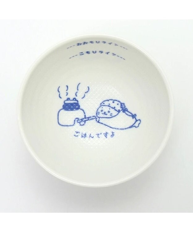 Mother garden しろたん ごはん粒がくっつきにくい 茶碗 《ごはんつぶ柄》 -