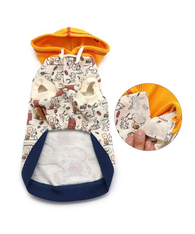 PET PARADISE スヌーピー パーカー 《ご機嫌柄》 中型犬 ネイビー